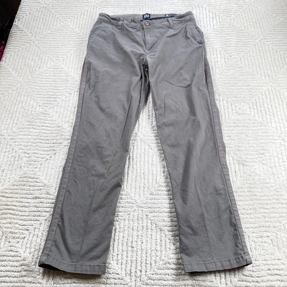 GAP Relaxed Girlfriend Chino Pants Women's 8 Grey Casual Gorpcore Utility Preppy